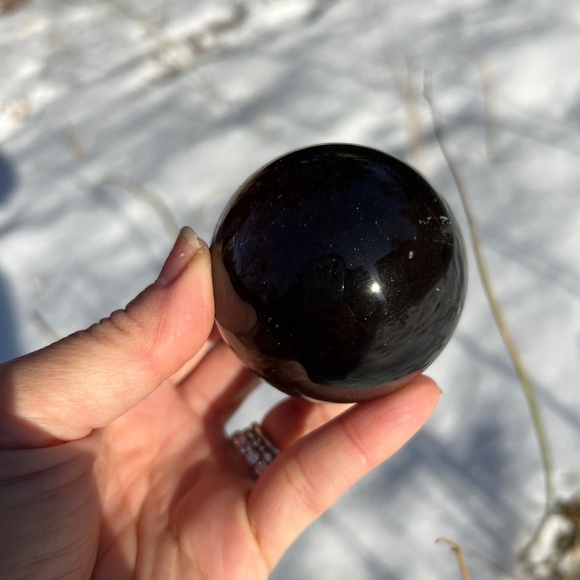 Smoky (3) quartz sphere | crystal - Picture 4 of 15